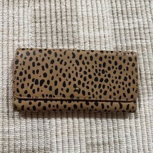 Universal Thread Cheetah Print Brown Wallet